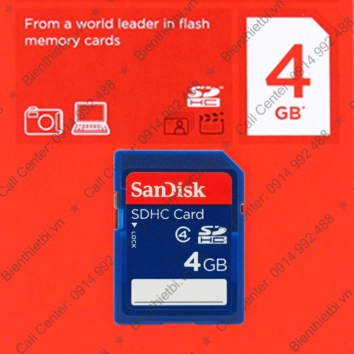 SD memory card Type 4GB for digital cameras, industrial computers, laptops, PDAs