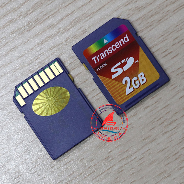 Thẻ nhớ SD Transcend 2GB cho máy tính công nghiệp - Laptop - máy ảnh