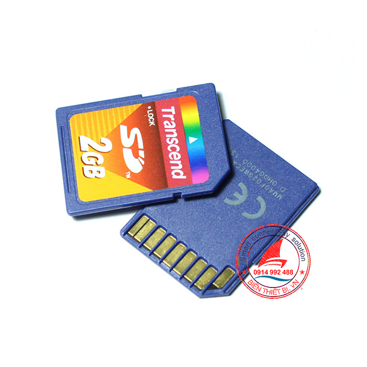 Thẻ nhớ SD Transcend 2GB cho máy tính công nghiệp - Laptop - máy ảnh