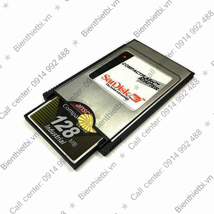 Thẻ nhớ Ultra CF 128MB Transcend CompactFlash công nghiệp máy CNC
