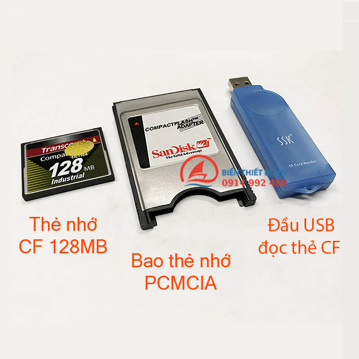 Transcend Compact Flash Industrial  Memory card 128MB cho máy CNC