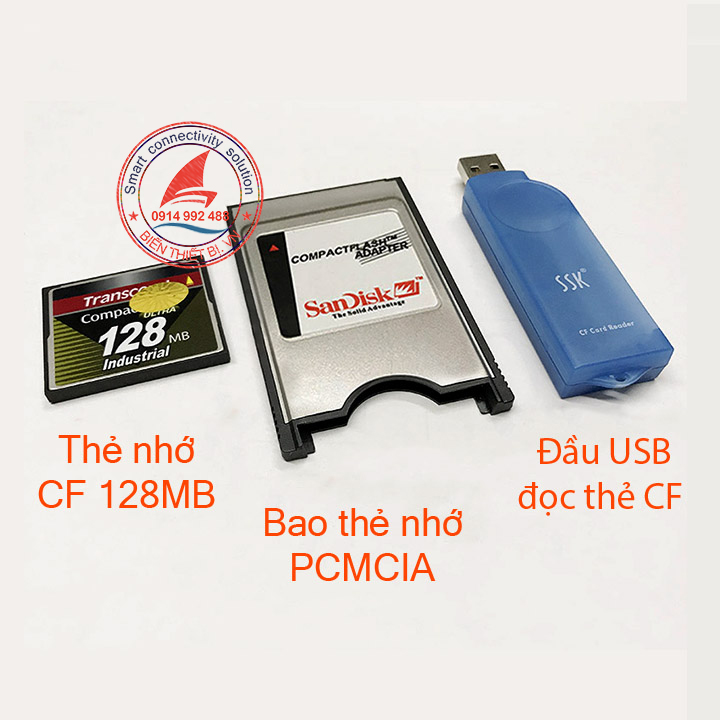 Transcend Compact Flash Industrial Memory card 128MB cho máy CNC