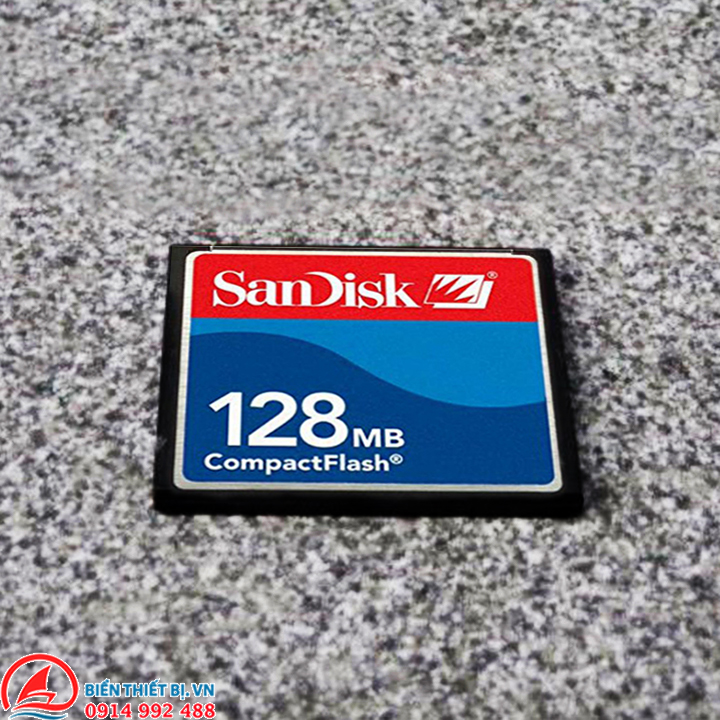 Thẻ nhớ CF 128MB Sandisk CompactFlast cho máy CNC công nghiệp