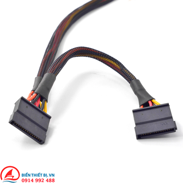 Mini 6Pin to 2 SATA 15Pin Power Splitter Cable Dell Vostro 3650 3655 3252 V3668
