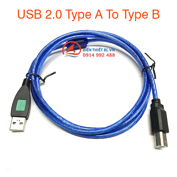 Cáp máy in 1.5MKing-Master chuẩn USB 2.0 AM-BM Type A sang Type B