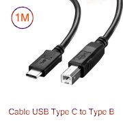 Cáp USB Type C sang USB 2.0 Type B dài 1M / 0.5M (50cm) kết nối Laptop, Macbook với Máy in, HDD Box và thiết bị MIDI