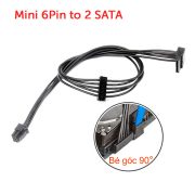 Cáp nguồn Mini 6Pin ra 2 SATA 15pin HDD SSD cho Dell Vostro 3070 3060, 3668 3650 3670, 3471 3671.