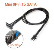 Dây cáp nguồn Mini 6pin ra SATA 15pin HDD, SSD cho máy Dell Vostro 3670 3650, 3060, 3070, 3967, 3980, 3250, 3268, 3471