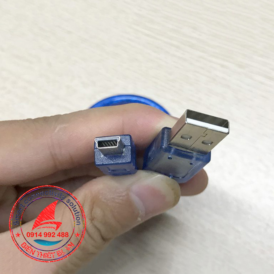 Cáp USB 2.0 to Mini USB 5pin 30cm Kết nối đầu đọc thẻ nhớ HDD Box