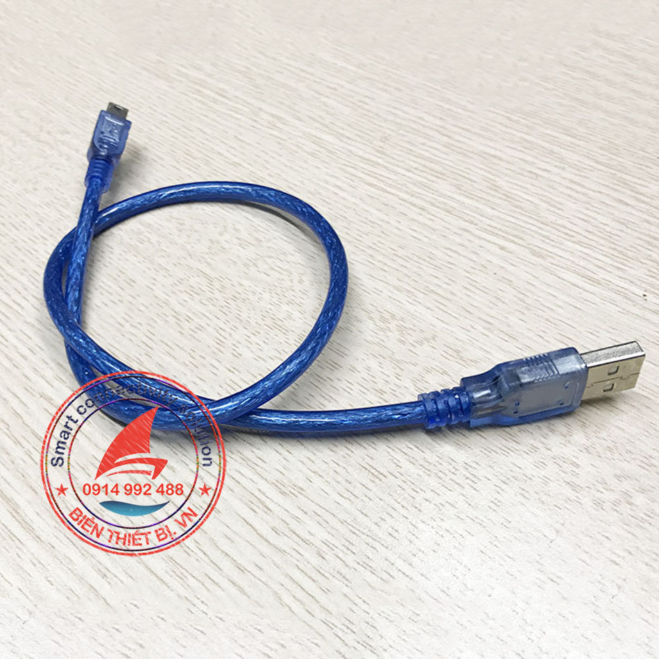 Cáp USB to Mini USB 50cm Kết nối USB 2.0 PC, đầu đọc thẻ, HDD Box