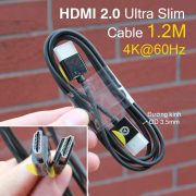 Cáp HDMI 2.0 HDMI 2.1 dây ngắn 15cm 30cm 50cm 60cm 1.2m 1.5m 4K 8K cho máy tính Laptop Tiny PC Raspberry pi Set top box Tivi