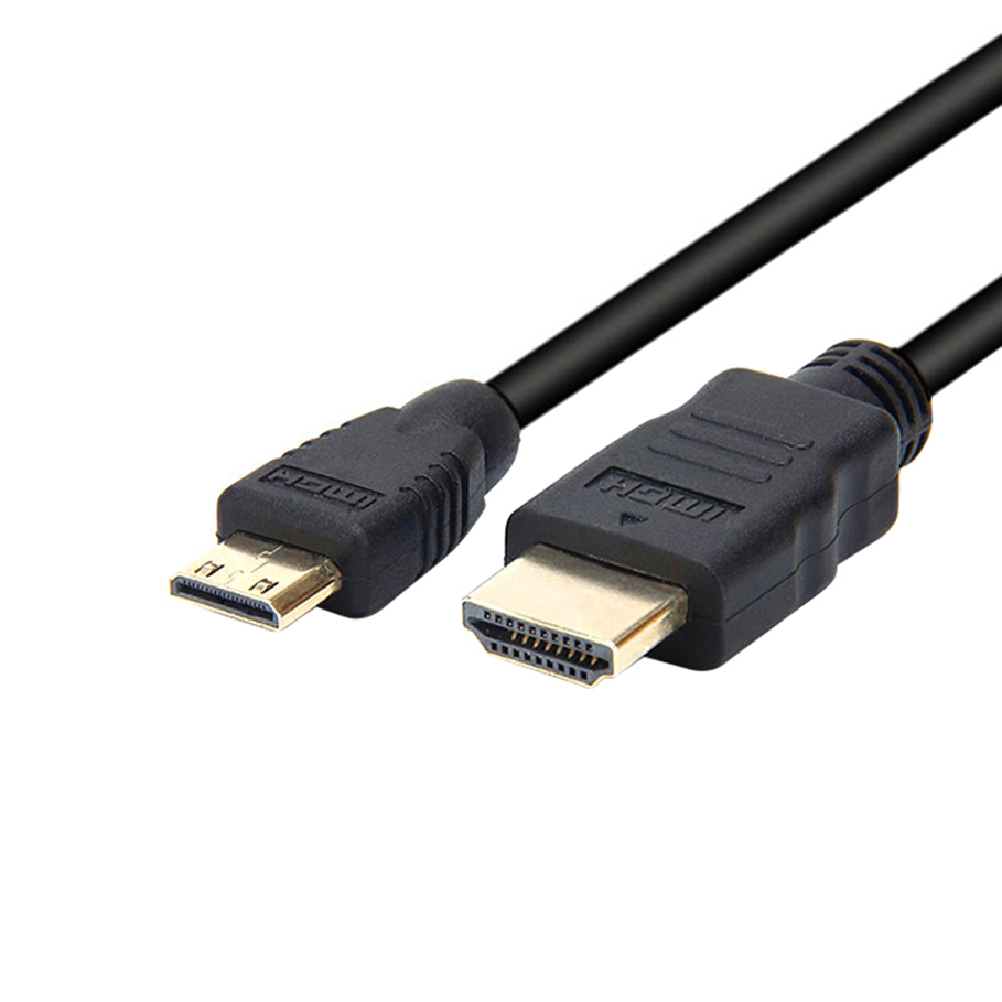 Cáp Mini HDMI to HDMI 50cm cho PC Laptop máy ảnh Table Box Tivi LCD